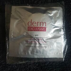 Derm Exclusive PM Micro Peel Resurfacing Pads (3 packs of 15 = 45) New & Sealed